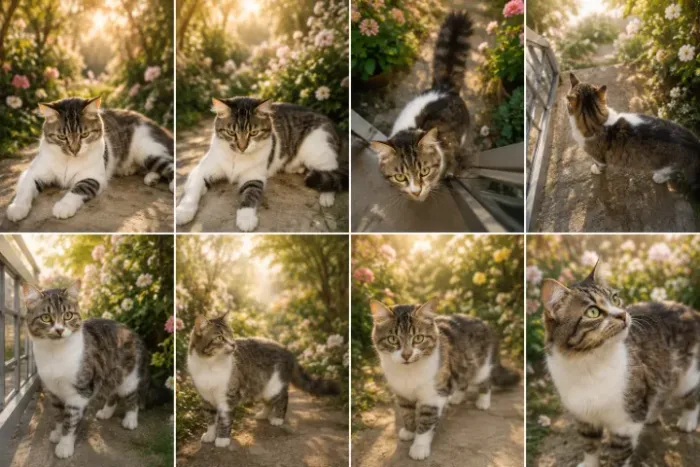 Gata adulto castrado para doação