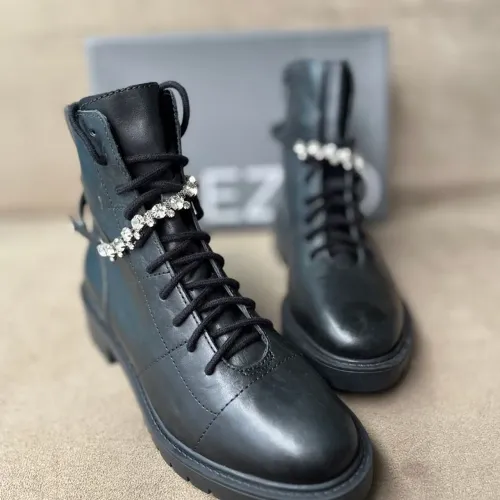 Bota coturno Arezzo couro