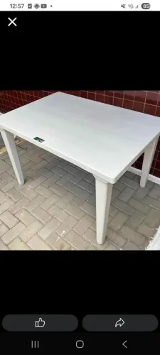 Mesa plastica desmontavel 1.20x80