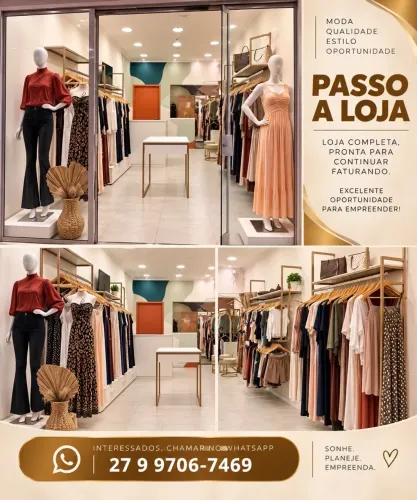 Passo Loja de Roupa Feminina Dentro do Supermercado BH dê Brisamar
