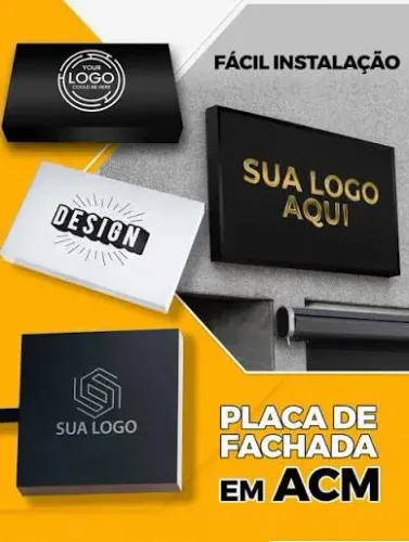 Oferta,Placa em ACM, comunicação visual letras 3d