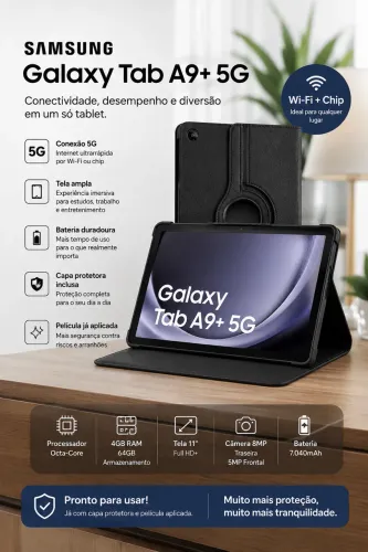 ? Samsung Galaxy Tab A9+ 5G ? Wi-Fi + Chip