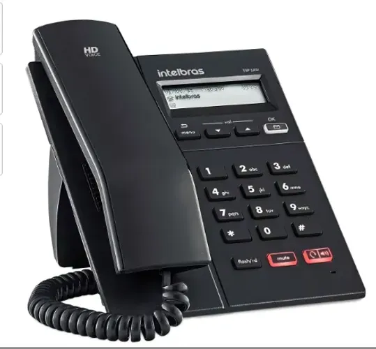 Telefone Intelbras Ip Tip 125i Com Tela Lcd