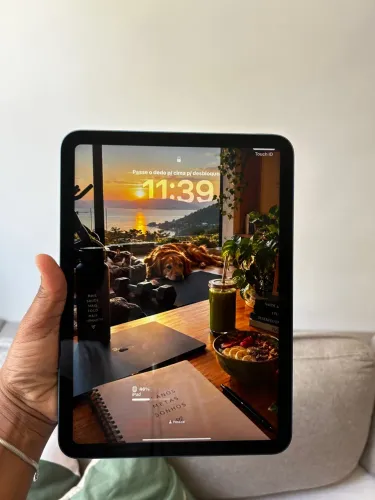 iPad 10 azul 10.9? saúde da bateria em 98% NOVÍSSIMO!