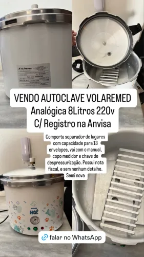 Autoclave VOLAREMED Analógica 8L