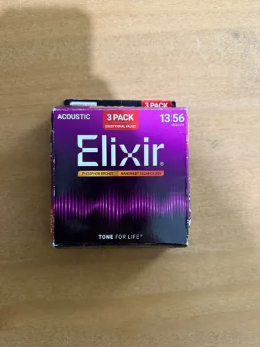 3 jogos de cordas Elixir 013 originais (encordoamento)