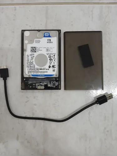 HD notebook WD 1tb com case USB