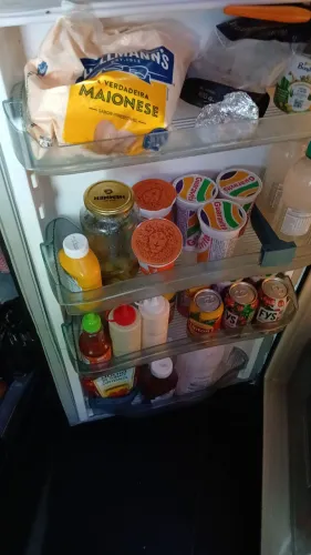 Geladeira Brastemp envelopada 