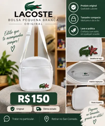 Bolsa Lacoste