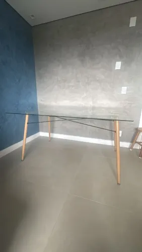 Mesa de Vidro - 160 cm x 90 cm