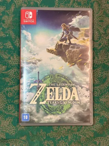 Jogo mídia física the legend of Zelda tears of the kingdom de Nintendo switch