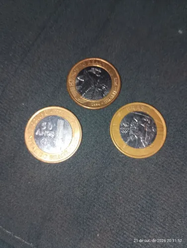 Moedas de coleção 