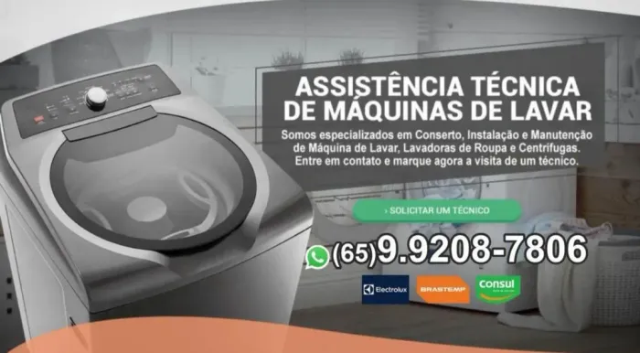 Conserto de máquina de lavar roupa