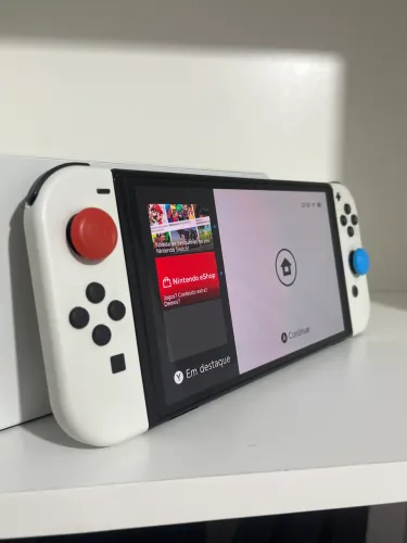 Nintendo Switch Oled Em Pefeito Estado - Seminovo 