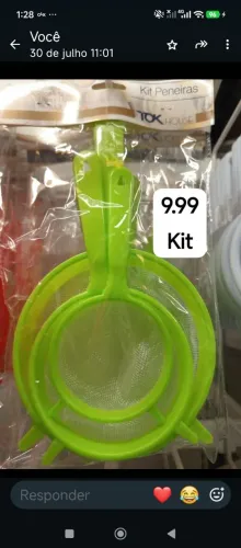Kit 3 peneiras 