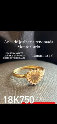 Anel ouro 