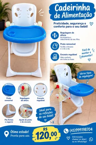 Cadeirinha alimentação