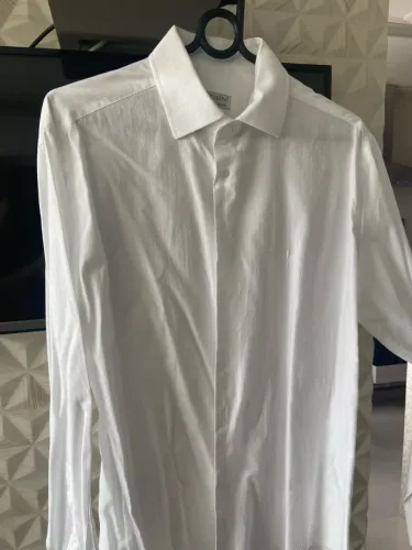 Camisa Dudalina Branca Algodão Egípcio Tam. 40