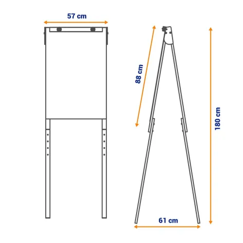 Flip Chart Stalo Compact Line 8412/8187 - Novo na caixa!