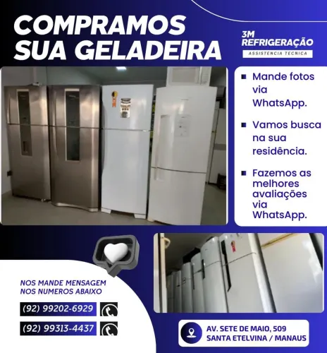 Compra-se Geladeiras Com Defeito
