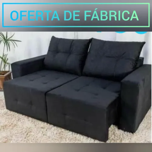 PROMOÇÃO: Sofá retrátil 1.80m de fábrica (PAGAMENTO NA ENTREGA)
