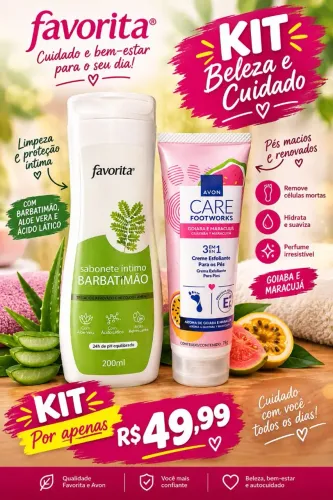 Kits de Beleza a partir de R$36;99