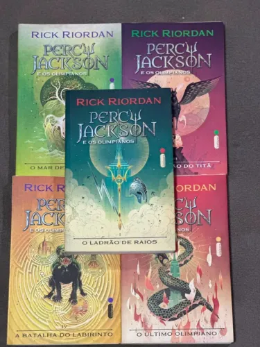 Coleção Percy Jackson e os Olimpianos Completa 5 Livros Rick Riordan Intrínseca Original