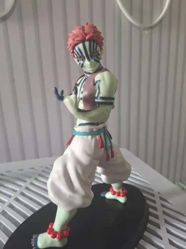  Action Figure Akaza Demon Super Premiun Slayer SEGA - original sem caixa