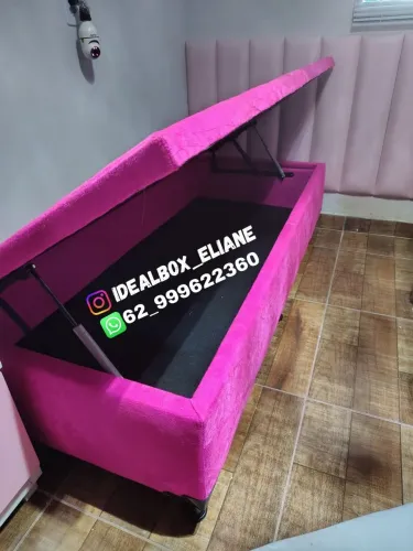 Box baú solteiro 88×188 - Tecido da sua preferência