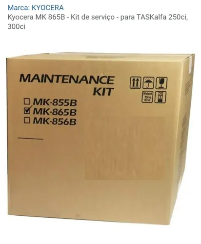 Kit manutenção mk-855b kyocera qjq4106940