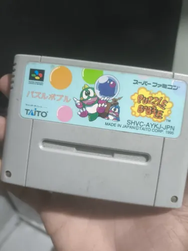 Puzzle bobble original para super famicom 