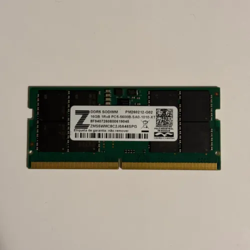 RAM Notebook 16GB DDR5 5600