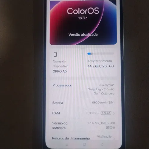 Oppo A5 em ótimo estado