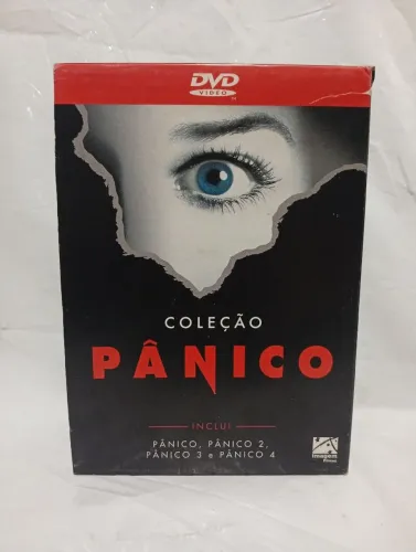 Dvd box quadrilogia pânico 4 discos luva
