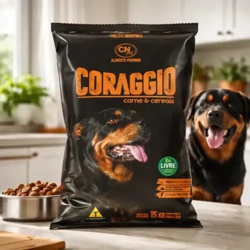 Ração coraggio 15kg