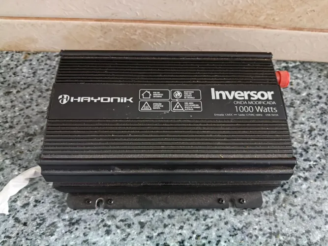 Vendo Inversor de Onda Modificada 1000W 12VDC/127V Hayonik. 