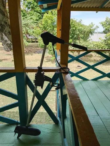Motor elétrico para pesca.