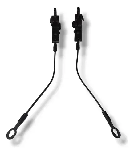 Par Fechadura Lateral Caçamba S10 Com Cabo Aço