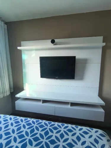 Painel de madeira para tv