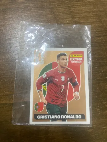 Figurinha EXTRA STICKER CRISTIANO RONALDO