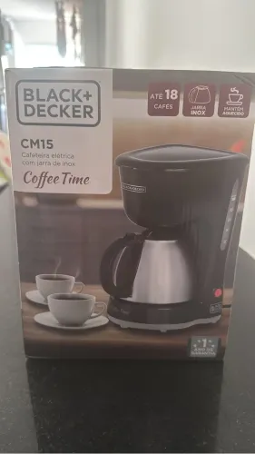 Cafeteira elétrica com jarra de inox Black Decker