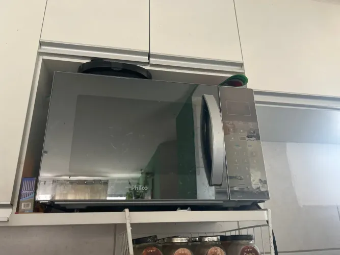 Microondas com defeito