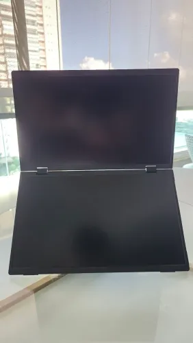 Monitor Duplo Portátil 15.6" Tela Ips Full Hd 1920x1080 Hdmi Usb-c áudio estéreo 