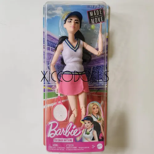 Boneca Barbie Made To Move Tenista LACRADA