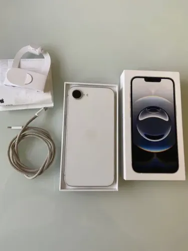 iPhone 16e 128GB Branco (Impecável)