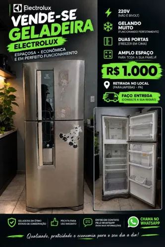 Geladeira Electrolux 220v