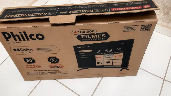 Smart TV Philco 50? 4K UHD Roku TV - 1 Mês de Uso