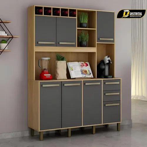 Armário de Cozinha 7 Portas Novo