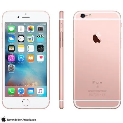 Apple Iphone 6s 32GB Tela 4.7 Camera Traseira 12Mpx Frontal de 5Mpx Videos em 4K 3d Touch