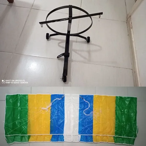 Aeromodelo Paramotor RC Paraglider RC Velame + Carrinho
